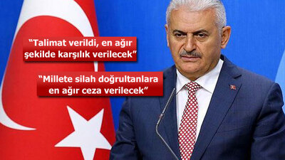 Başbakan Binali Yıldırım: Bir kalkışma var