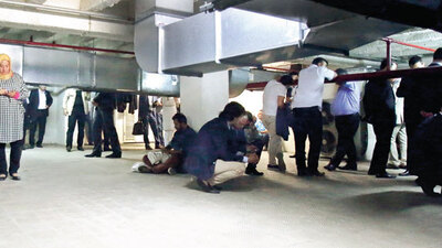 Vekil sığınağı bulamadı!