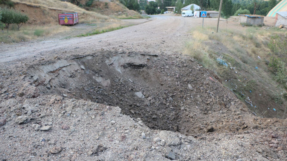 Askeri araca bombalı saldırı