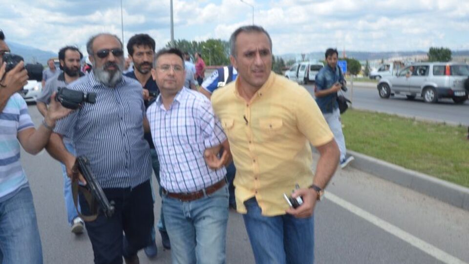 Kaçarken böyle yakalandı