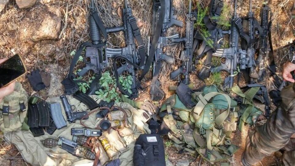 Marmaris'te ormanlık alanda 12 uzun namlulu silah bulundu