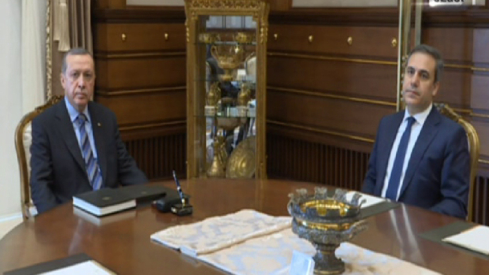 Cumhurbaşkanı Erdoğan, Hakan Fidan'la görüştü