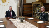 Cumhurbaşkanı Erdoğan ile Orgeneral Akar görüşmesi sona erdi