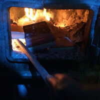 FETÖ elebaşı Gülen'in kitaplarını yakması için fırına veriyorlar