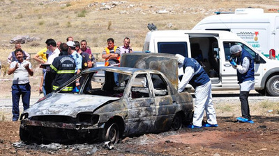 Emekli polis yanarak can verdi