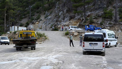 Vatandaşlar ağır koku geldiğini fark edince ...