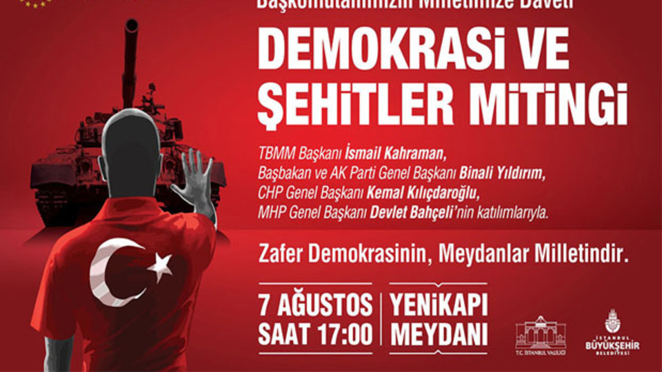 Dünyaya demokrasi dersi bu afişle verilecek!⁠⁠⁠⁠