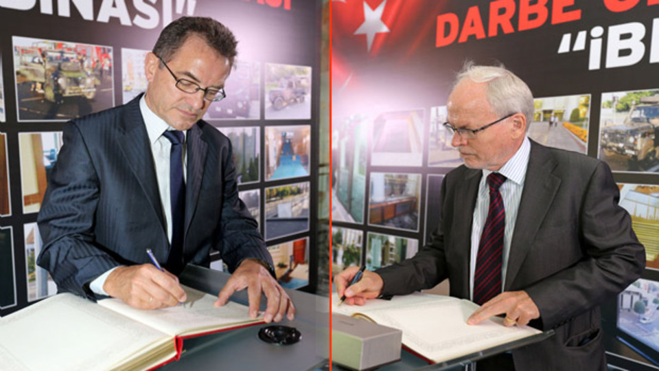 Yabancı temsilcilerden tam destek