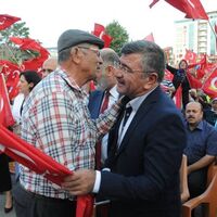 Kahraman astsubayın babasına kahraman gibi karşılama