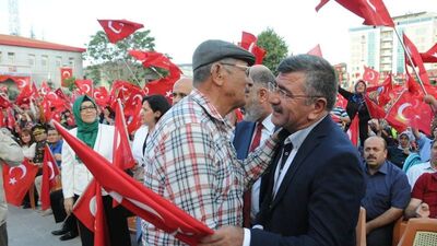 Kahraman astsubayın babasına kahraman gibi karşılama