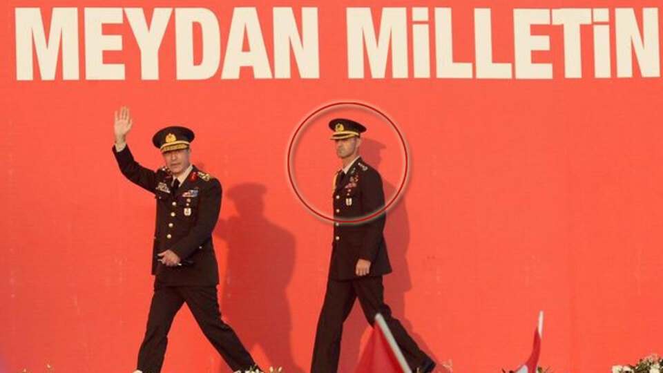 Yenikapı'da dikkat çeken kare!