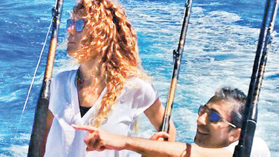 Teknede yangın paniği