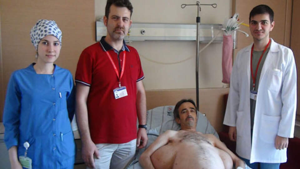 25 kiloluk "yük"ten 30 yıl sonra kurtuldu!