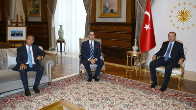 Ömer Koç ve Ali Koç Cumhurbaşkanı ile görüştü