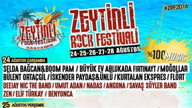 Zeytinli Rock Festivali'ne OHAL yasağı kaldırıldı