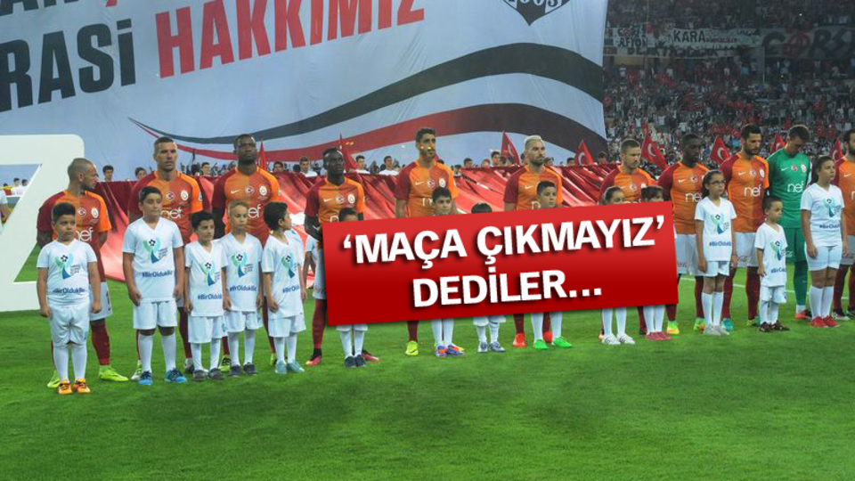 Karşılaşma öncesi koreografi krizi