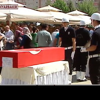 Diyarbakır şehitlerine veda