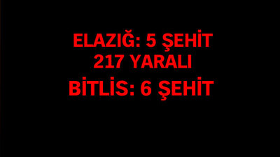 Elazığ ve Bitlis'te hain saldırılar!