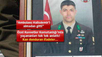 "Ömer Halisdemir'i hain sandım"