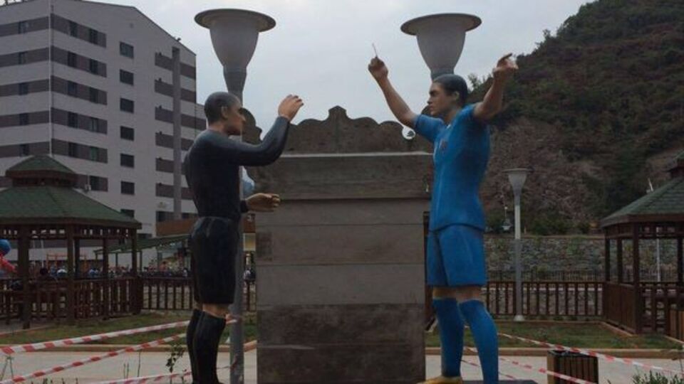 Trabzon'da Salih Dursun anıtı!