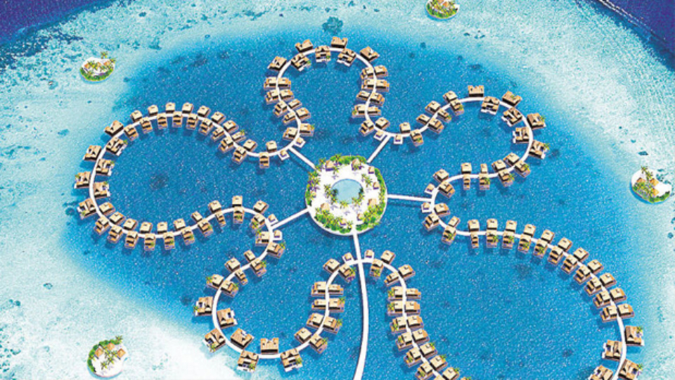 Okyanus Çiçeği, Yüzen Şiir ve diğer yapay adalar