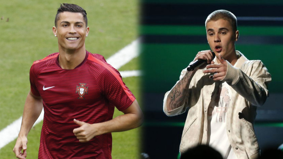 Ronaldo ve Bieber'dan beyazperdeye 'Goal '