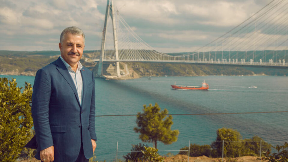 Ulaştırma Bakanı Arslan, Yavuz Sultan Selim'de Habertürk'e konuştu!