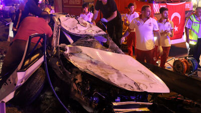 Sabaha karşı feci kaza!