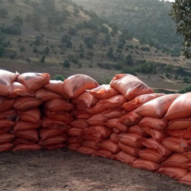 Yer: PKK'nın Mardin'deki sığınağı! Bin 140 çuval içinde 7 ton amonyum nitrat...
