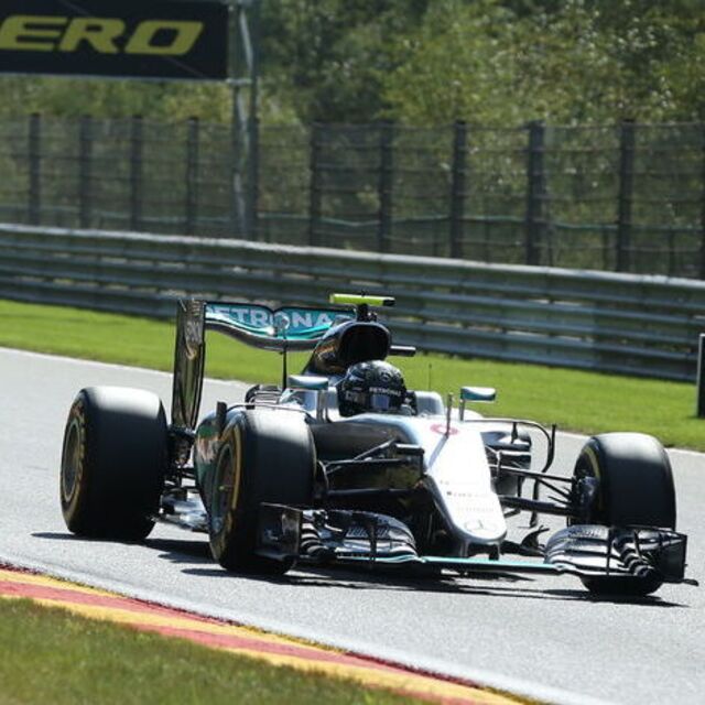 Belçika'da ilk cep Rosberg'in