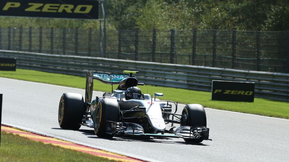 Belçika'da ilk cep Rosberg'in