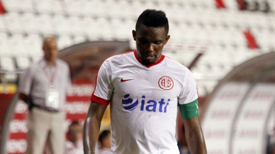 Eto'o bir ilk yaşadı!