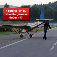 Hayatında hiç uçağa binmedi ama uçak yaptı!