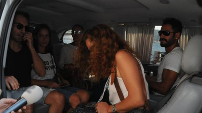 Gazetecileri görünce heyecan yaptılar