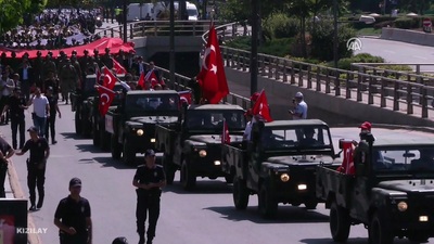 30 Ağustos Zafer Bayramı geçit töreni yapıldı