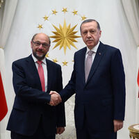 Erdoğan, AP Başkanı ve Irak Meclis Başkanı'nı kabul etti