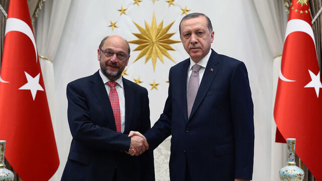 Erdoğan, AP Başkanı ve Irak Meclis Başkanı'nı kabul etti