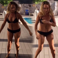 Hülya Avşar'dan olay dans