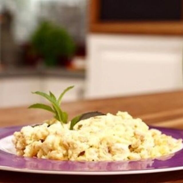 Yulaflı Peynirli Diyet Omlet