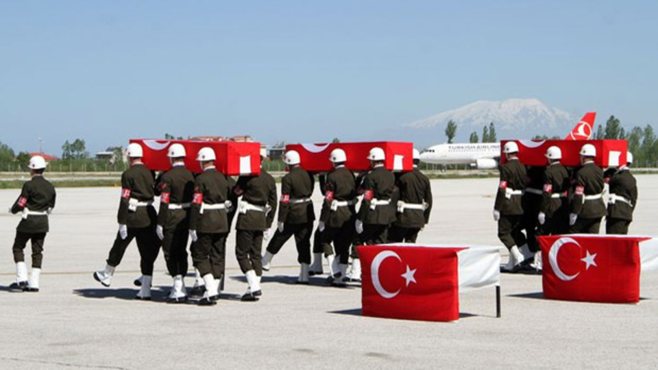 Hakkari şehitlerine uğurlama