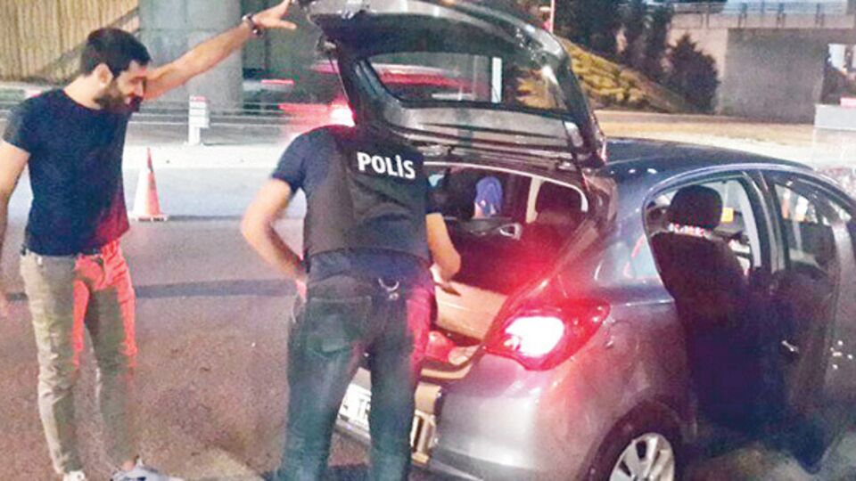 80 şüpheliye gözaltı 107 araca men cezası