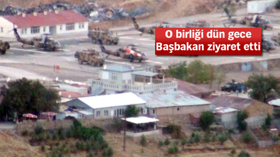 O birliği dün gece Başbakan ziyaret etmişti