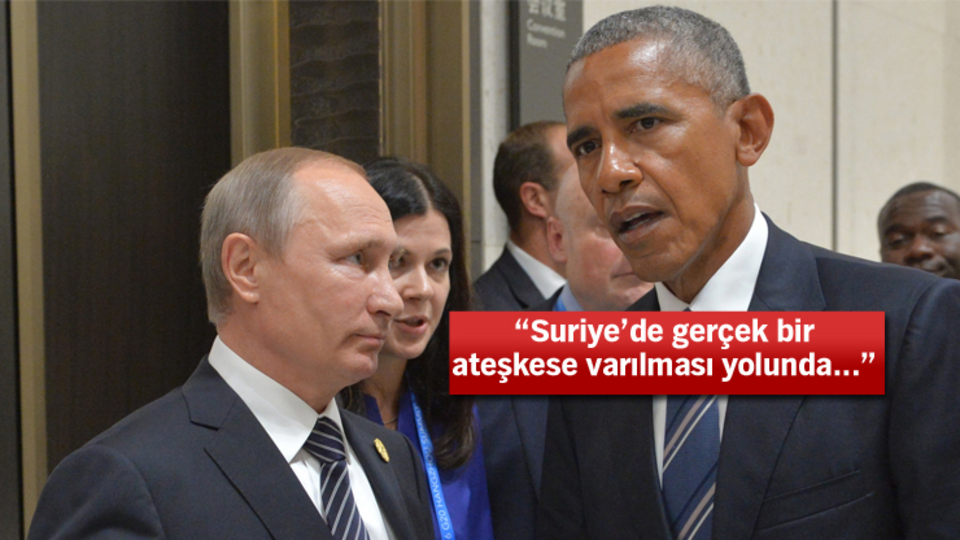 Obama'dan Suriye açıklaması