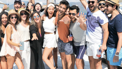 20 kişilik balayı!