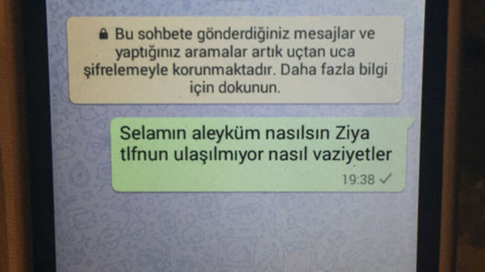 Yazdı ama cevap gelmedi...