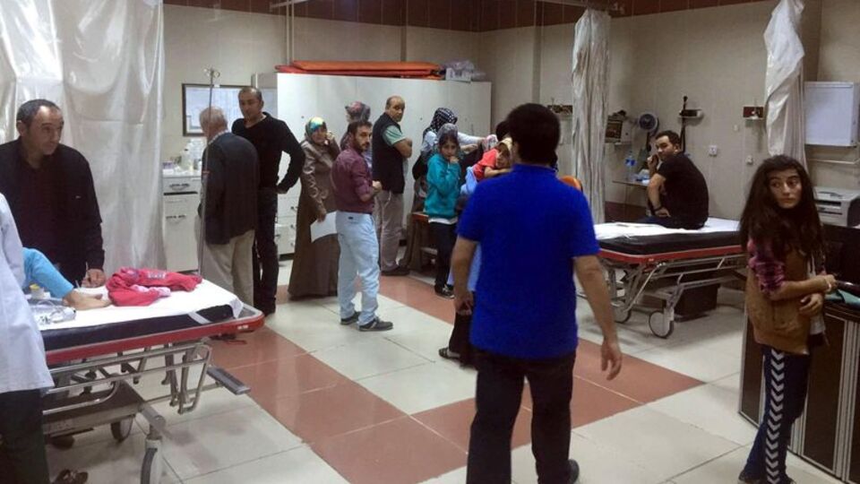 Erzurum'da 553 kişi hastanelik oldu