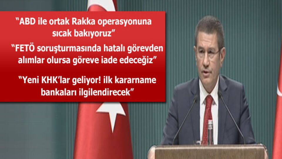 Canikli: 39 bombalı araç, 19 canlı bomba hadisesi engellenmiştir