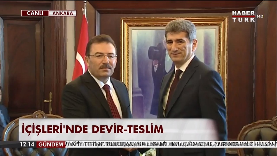 İçişleri'nde devir-teslim