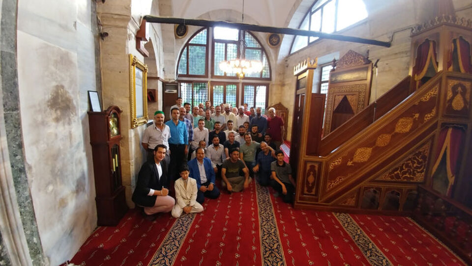 Ayasofya Müzesi Hünkar Kasrı'nda bayram namazı