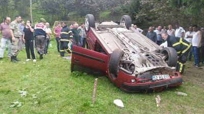 Cenaze dönüşü kaza yaptı, kurtarılamadı!